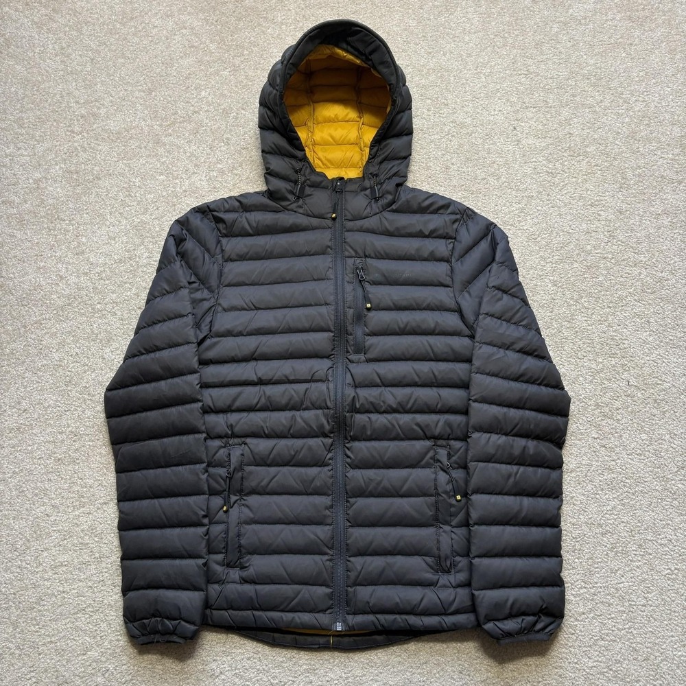Mountain Warehouse Jacket Mens 2XS Black Hooded Extreme Down Puffer‎ Outdoor